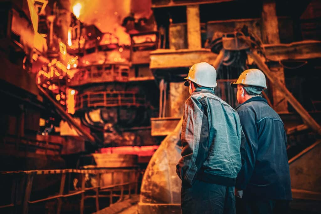 Workers in a factory