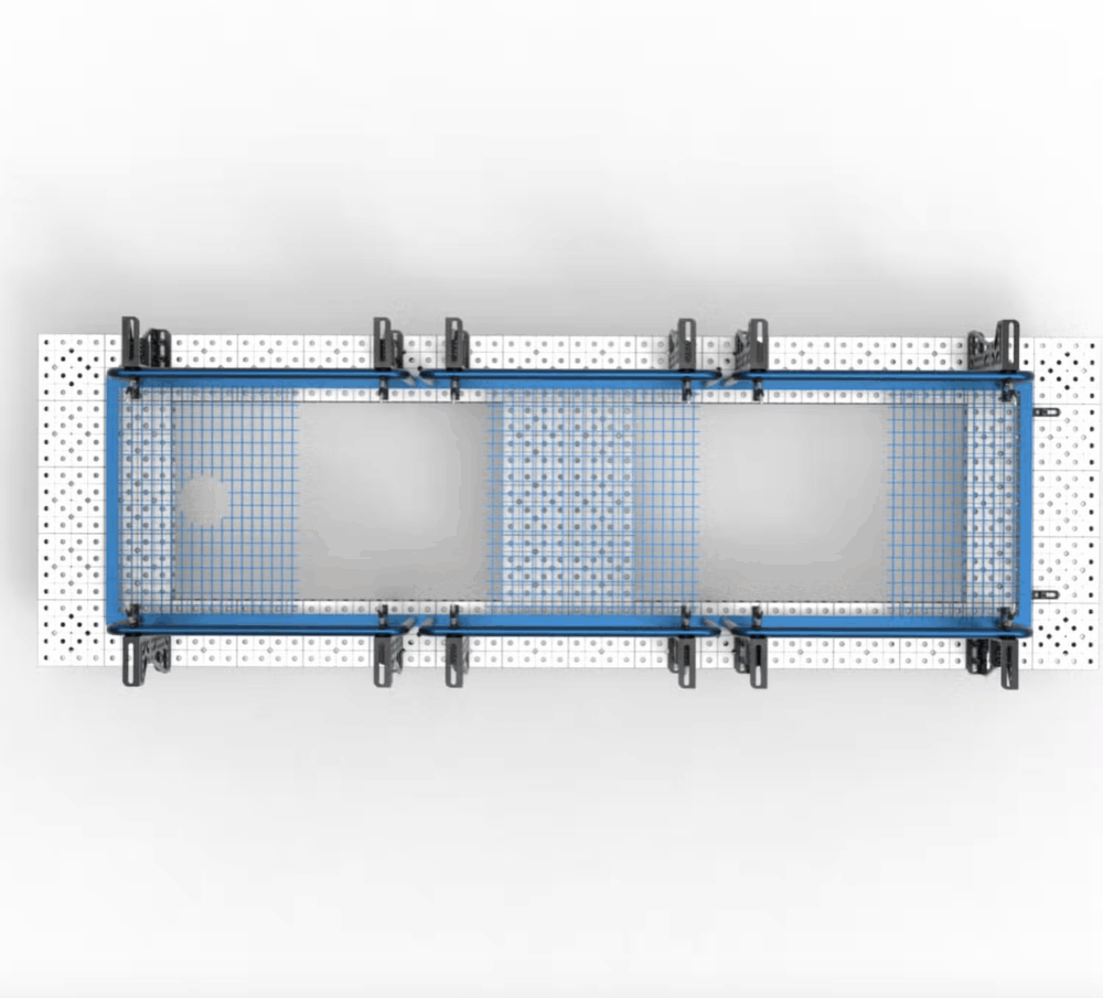 Engineering structure dynamics testing table.